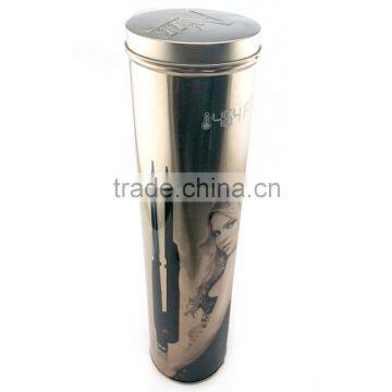 dongguan custom metal tinplate packaging red wine gift tin box