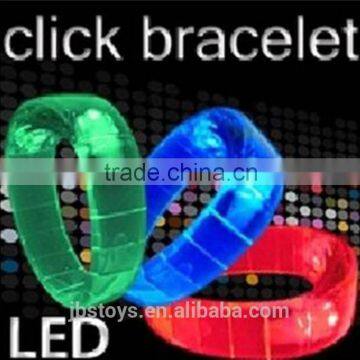 custom led flashing silicone bracelet