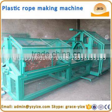 Stranding straw coconut long fiber plastic rope making machine