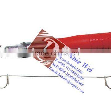 Loop tie wire tool for rebar tie wire