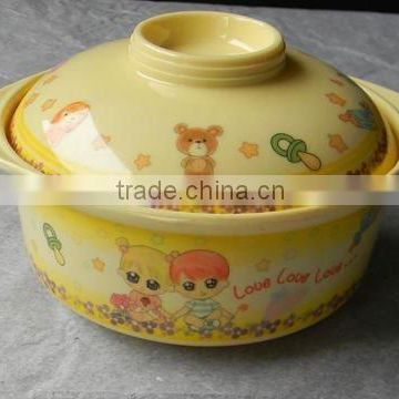 melamine bowl with cover