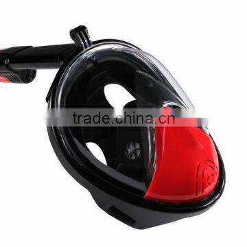 2016 hot sell full face snorkel Diving Mask for Gopro SJCAM