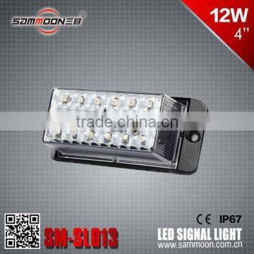 4 Inch 12W LED Signal Light Work Light with cree chip fog light