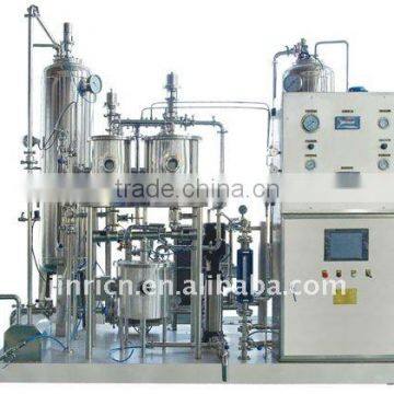 Carbonated water mixer/gas contained mixer