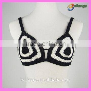 Newest products 2015 wholesale crochet bra made in China hot bra for lady underwear