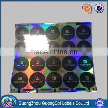 2D 3D anti fake hologram label