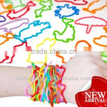 glitter fairys neon silicone silly band