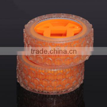 Custom small rubber tyre for toy wheels for rc cars, transparent wheel 47X21mm