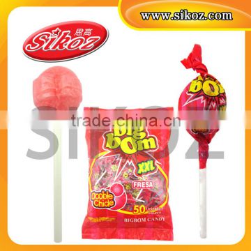 Big Bom Lollipop with gum filled SK-B133