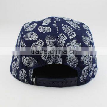 Floral 5 Panels Adjustable Cap/5 Panel Caps Hot Sale photo-5