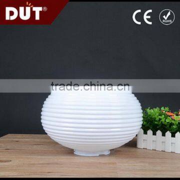 customized highly quality controlled white plastic outdoor globe lampshade