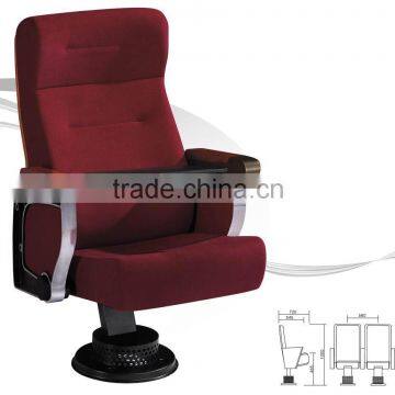 Fabric With Wood Auditorium Chair/Wood Theater Chair With Write Pad YA-01E