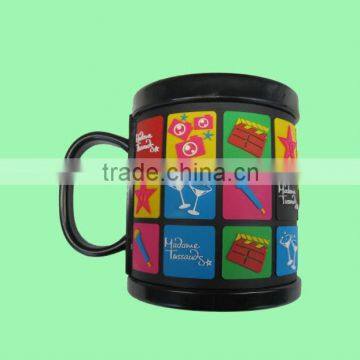 high quantity magic 3d shape mugs/soft pvc mugs