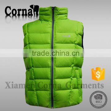 2015 Fashionable High Quality Eur Standard 100% Breathable Polyester Men Colorful New Design Waistcoat With Low Price