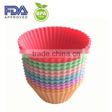 Promotional single silicone muffin cups