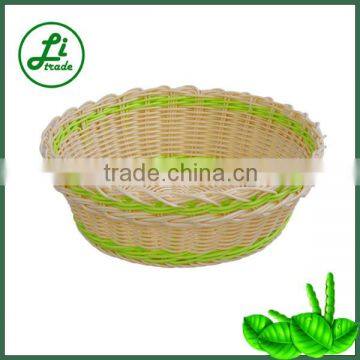 antique round woven pp basket