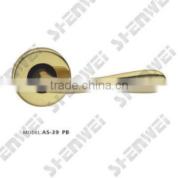 AS-39 PB door handle on rose