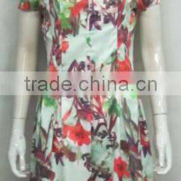 PRETTY STEPS Fashion New Chifon Floral Summer Dresses for Fat Women