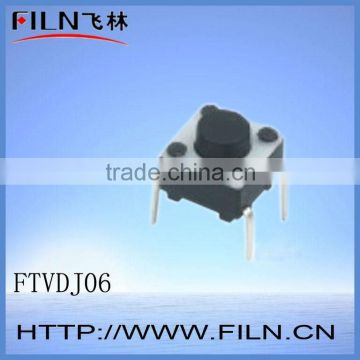 FTVDJ06 6x6mm 4 pin miniature/micro tactile push switch ROHS