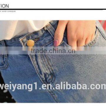 High-waist Denim Skirt With Slit A-line Lady Skirt