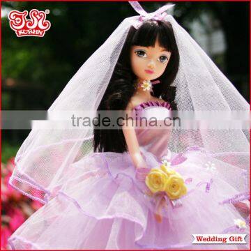 Collectible Fashion Bride Doll Wedding Gown Gift