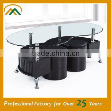 Modern Appearance and Glass Material Coffee Table JY-01 photo-2