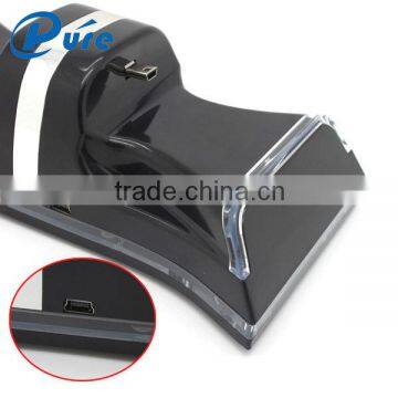 Dual Charging Back Stand Docking Station With LED Light Indicator Compatible for Sony PlayStation PS3 / PS 3 Slim Controller