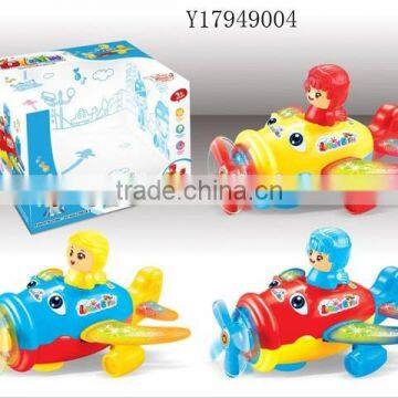 CARTOON ELECTRIC TOY BO PLANE WITH LIGHT AND MUSICY17949004