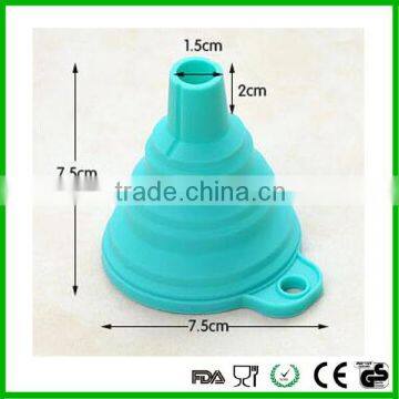 Food Grade Silicone Foldable Funnel Custom Mini Collapsible Funnel photo-4