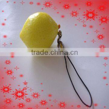 Cheap Fake Lemon Keychains For Decoration