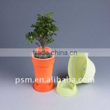 eco friendly biodegradable nursery pot made from plant starch