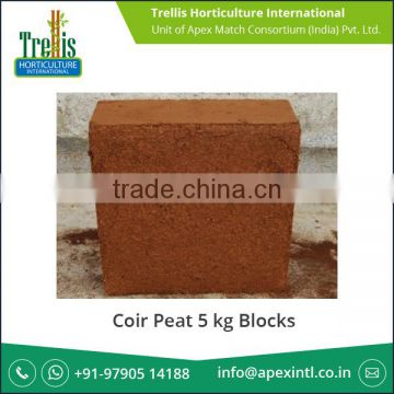 100% Natural High Quality Coir Peat 5 kg Blocks