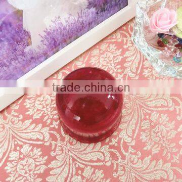 Spary Red Color Glass Material Empty Lampshade Cover photo-2