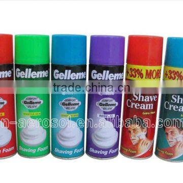 Comfort rich shaving foam