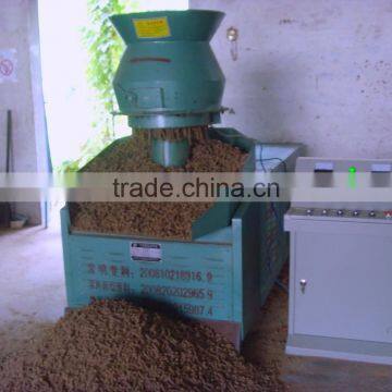 Flat Die Biofuel straw compressing machine / biomass briquette machine