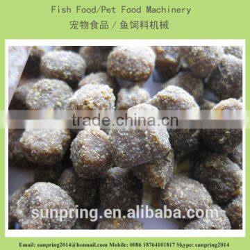 Extruded dry dog food processing machine