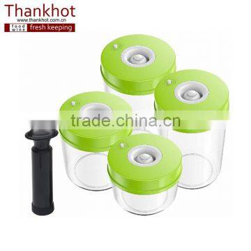 Silicone vacuum food jars