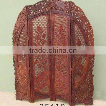 Sheesham Wooden Screen/ Room Divider 4 Pannel