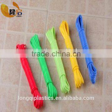 10M,15M,20M best color plastic clothline rope for laundry ,outdoor and campling line with diameter 5mm,6mm