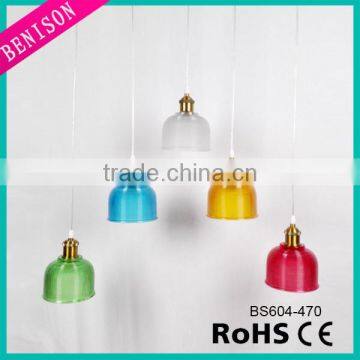 2016 New Colorful Glass Hanging Light,5 Glass Pedant Lamp,Mordern Ceiling Lamp,Decoration Light for dining room / living room