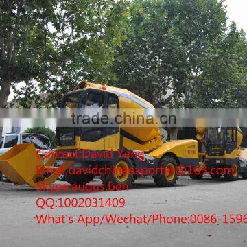 Self-loading Cement Mixer Truck for Sale photo-6