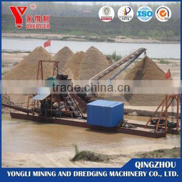 China Bucket Gold Dredge Boat For Sale photo-5