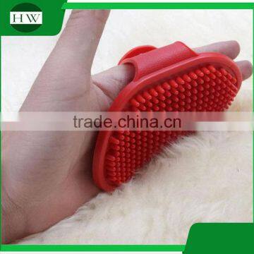 Pet Accessories Tool Rubber Palm Cat Dog Pet Bath Massage Hair Removal Grooming Slicker Brush Comb With Lock photo-4