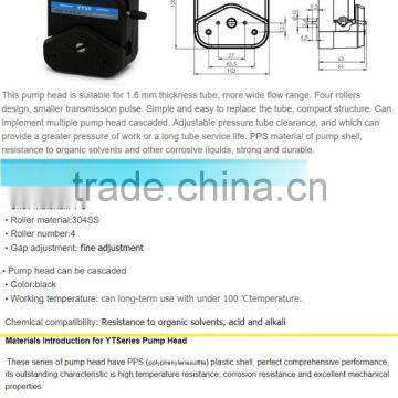 KBT301S / YT25 Variable Big Flow Speed Peristaltic Pump Fluid Water Dosing Pump 0.17 To1600 (ml / Min)