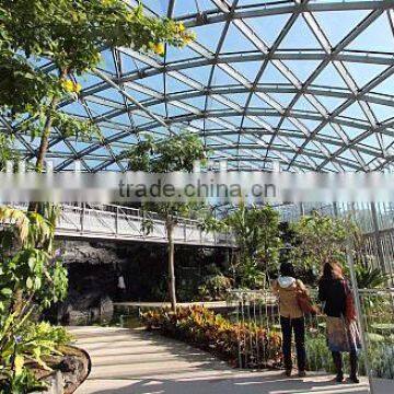 Horticulture Construction High Glass Covered Commercial Greenhouse For Entertainment photo-6