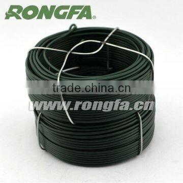 15m 20m 30m Garden Green Plastic Coated Iron Round Garden Wire photo-2