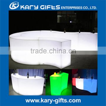 Used Illuminated LED Plastic bar Counter led Furniture