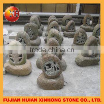 Chinese LED Granite Stone Lantern for Lamp Decoration photo-6