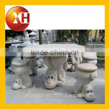 Garden Round Marble Slab Table Top for Park Furniture photo-6