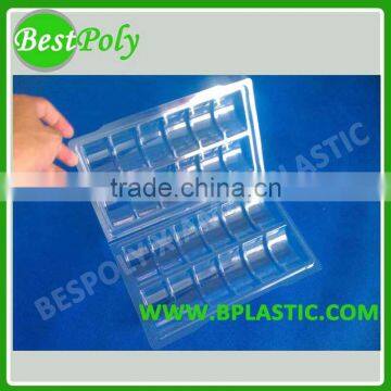 Thermoformed trays, thermoforming tray, vacuum form tray